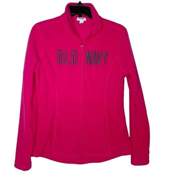 OLD Navy pink sweater with front zipper closure. Size M - Picture 2 of 7
